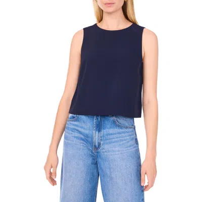 1.state Sleeveless Boxy Twill Top