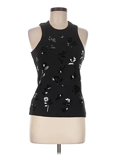 Pre-owned 1.state Sleeveless Top Black Halter Neckline Tops