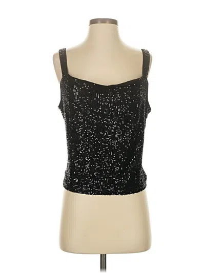 Pre-owned 1.state Sleeveless Top Black Sweetheart Neckline Tops