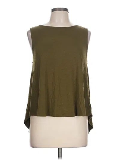 Pre-owned 1.state Sleeveless Top Green Boatneck Tops