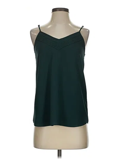Pre-owned 1.state Sleeveless Top Teal Halter Neckline Tops