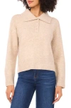 1.state Spread Collar Sweater In Brown