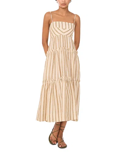 1.state Square Neck Tiered Dress In Sand