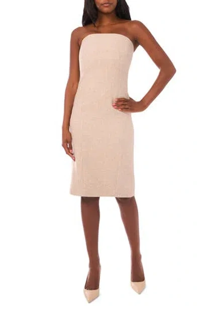 1.state Strapless Column Dress In Neutral