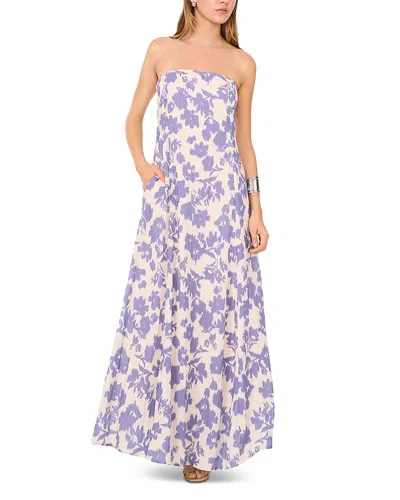 1.STATE STRAPLESS SMOCK BACK MAXI DRESS