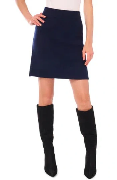 1.state Sweater Miniskirt In Blue
