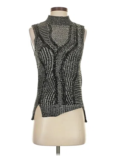 Pre-owned 1.state Sweater Vest In Silver