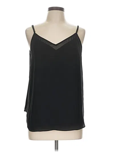 Pre-owned 1.state Tank Top Black Cold Shoulder Neckline Tops