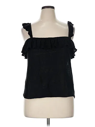 Pre-owned 1.state Tank Top Black Strapless Neckline Tops