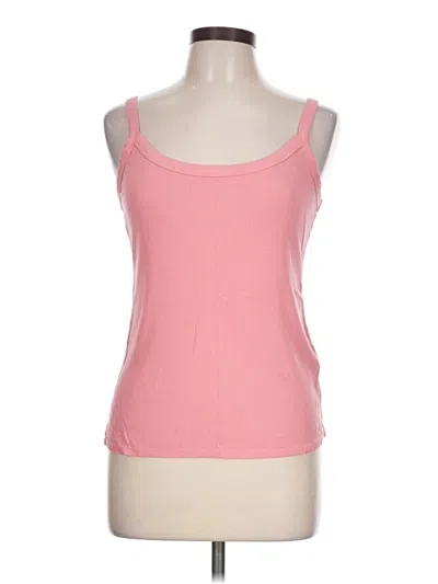 Pre-owned 1.state Tank Top Pink Strapless Neckline Tops