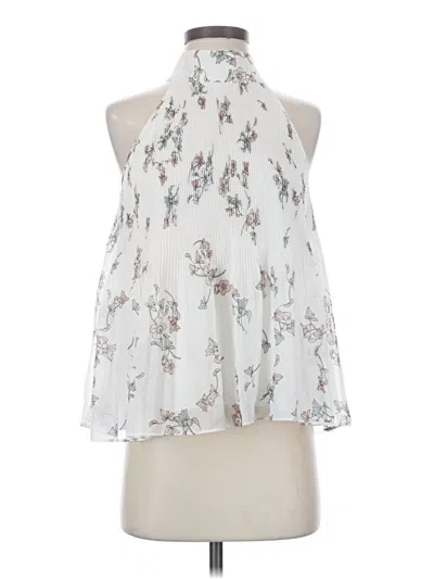 Pre-owned 1.state Tank Top White Halter Neckline Tops