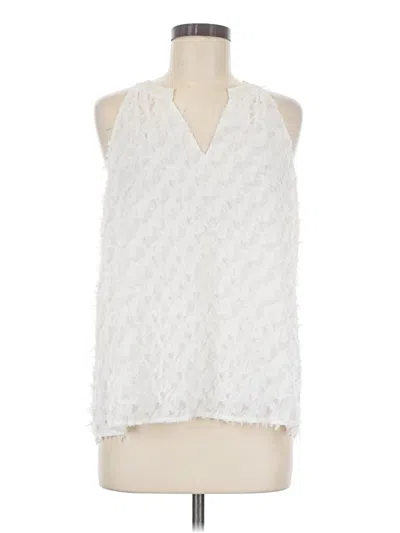 Pre-owned 1.state Tank Top White Halter Neckline Tops
