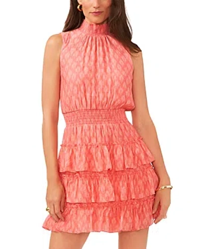 1.state Tiered Dress In Shell Pink