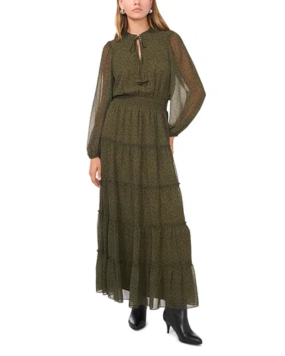 1.state Tiered Maxi Dress In Chive