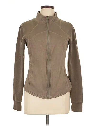 Pre-owned 1.state Track Jacket In Brown