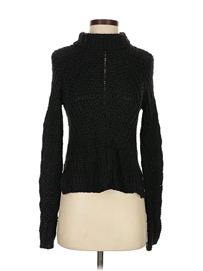 Pre-owned 1.state Turtleneck Sweater In Black