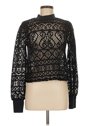 Pre-owned 1.state Turtleneck Sweater In Black