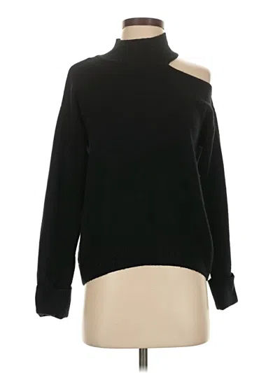 Pre-owned 1.state Turtleneck Sweater In Black