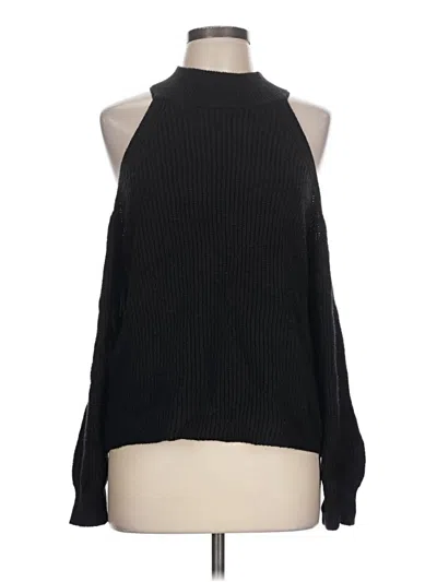 Pre-owned 1.state Turtleneck Sweater In Black