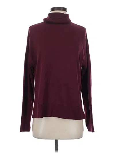 Pre-owned 1.state Turtleneck Sweater In Burgundy