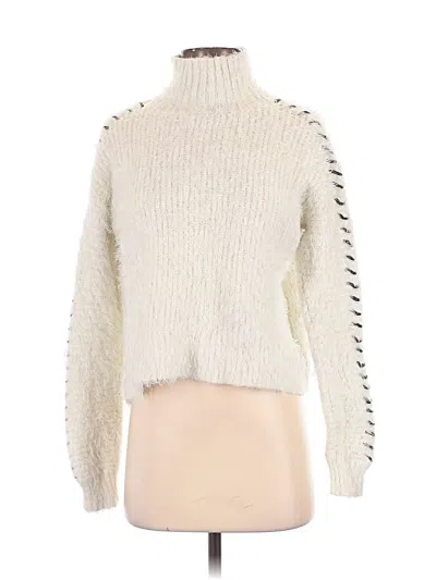 Pre-owned 1.state Turtleneck Sweater In Ivory
