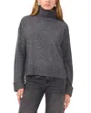 1.state Turtleneck Sweater In Medium Heather Grey