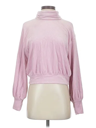 Pre-owned 1.state Turtleneck Sweater In Pink