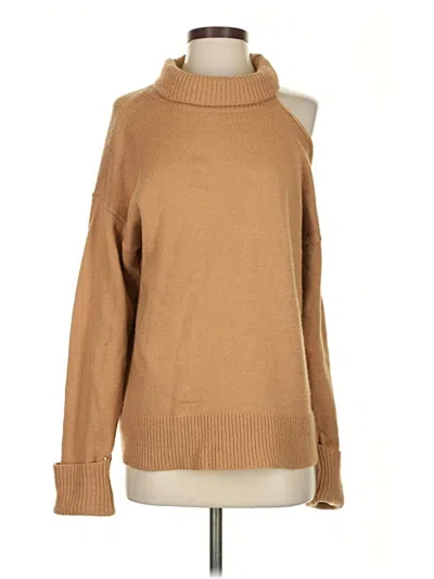 Pre-owned 1.state Turtleneck Sweater In Tan