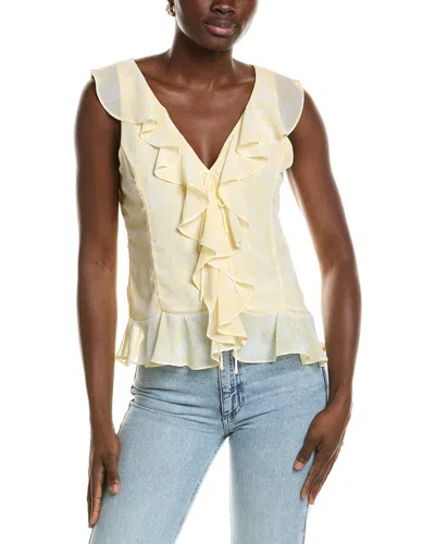 1.state V-neck Blouse In Neutral