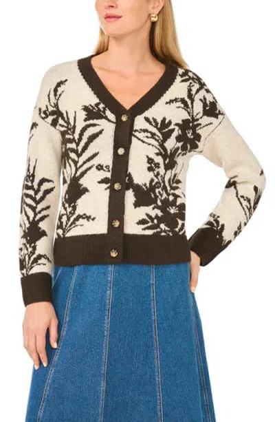 1.state V-neck Cardigan In Multi