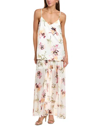 1.state V-neck Slip Dress In Neutral