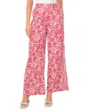 1.state Smocked Waist Wide Leg Pants In Magenta