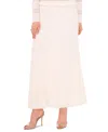 1.state Women's A-line Pull-on Maxi Skirt In New Ivory