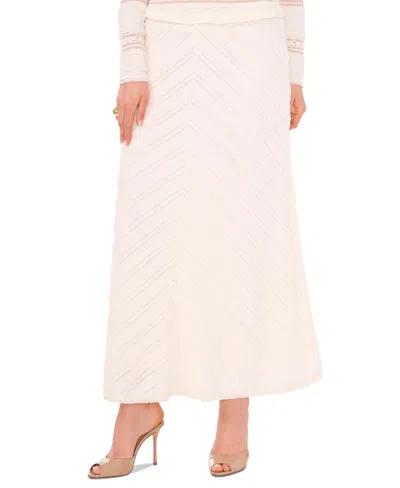 1.state Women's A-line Pull-on Maxi Skirt In New Ivory