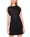 1.state Drapey Sleeveless Top In Black