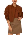 Shop 1.state Women's Bomber Jacket In Sequoia