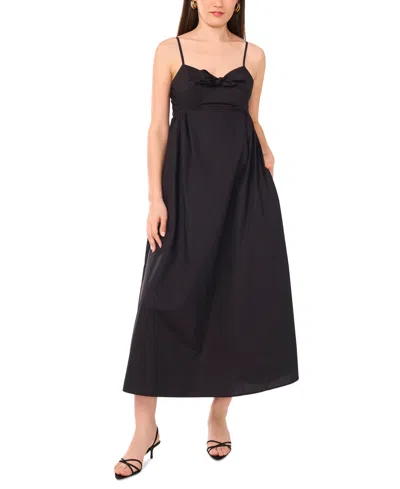 1.state Women's Bow Front Sleeveless Cotton Midi Dress