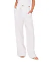 1.state Women's Button Detail Wide Leg Pants In Ultra White