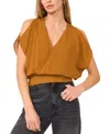 1.state Women's Cold-shoulder Draped Top In Cathay Spice