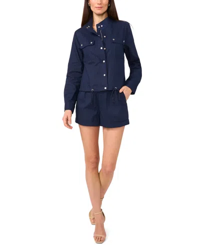 1.STATE WOMEN'S COTTON DRAWCORD-HEM JACKET