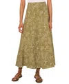 1.state Women's Cotton Printed Maxi Skirt