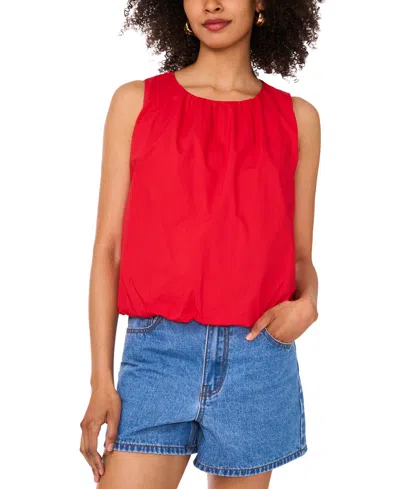 1.state Women's Cotton Sleeveless Bubble Top