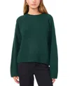 1.STATE WOMEN'S CREW NECK RAGLAN WIDE-SLEEVE SWEATER