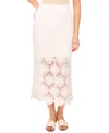 1.state Women's Crochet Midi Skirt