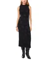 1.state Womens Beaded Polyester Cocktail And Party Dress In Rich Black