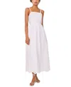 1.state Tie Back Sleeveless Midi Dress