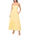 1.state Flounce Hem Maxi Dress In Lemon Meringue