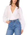 1.state Wrap Bodysuit In Ultra White