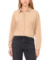 1.state 'mosaic' Print Tie Neck Blouse In Brown