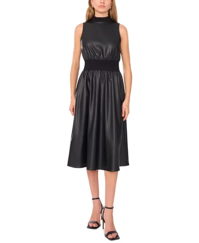 1.STATE WOMEN'S MOCK NECK MIDI DRESS